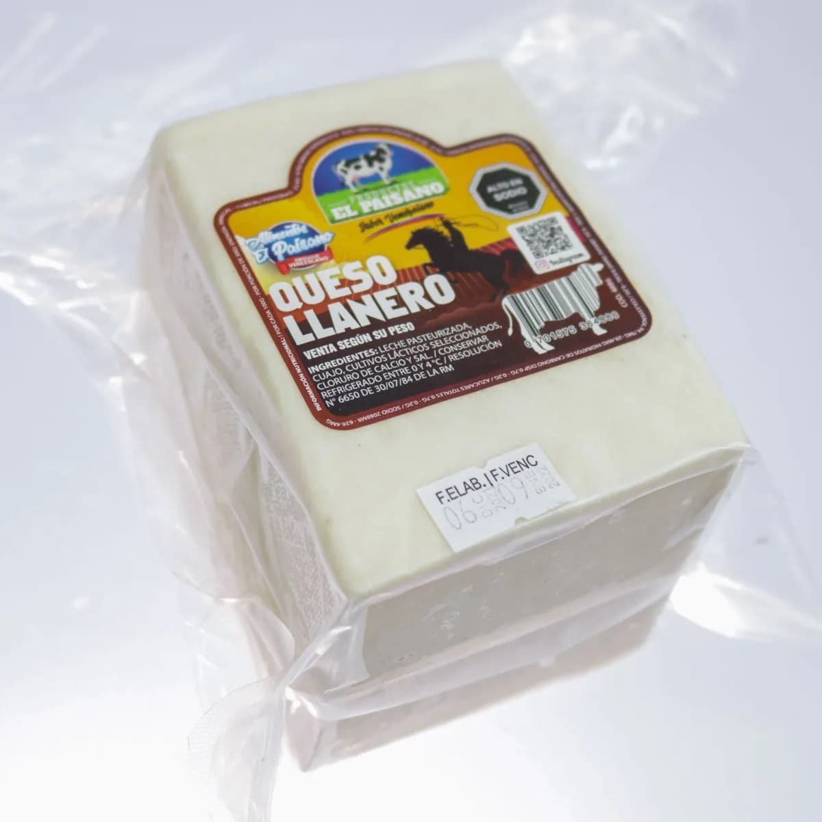 Queso Llanero Blanco